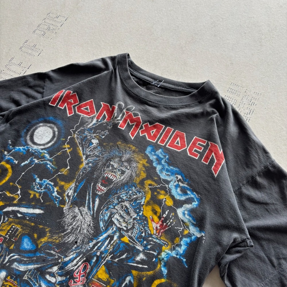 90s Iron Maiden Rare Euro Tour‎ AOP T-shirt